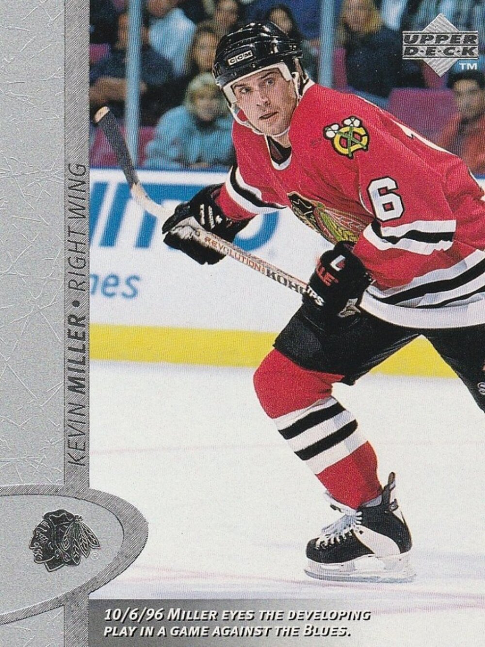 Kevin Miller Hockey Card